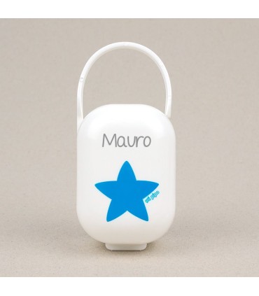 Cajita porta chupete blanco