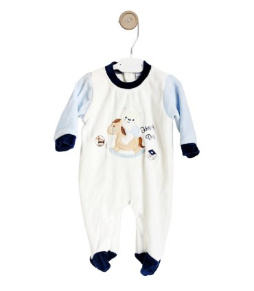 Pijama Caballito Oso crudo