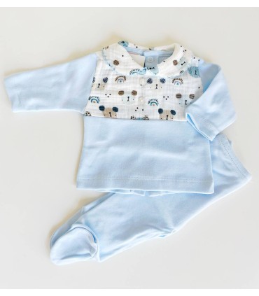 Conjunto bebé koala celeste