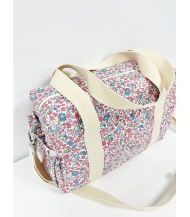 Bolso polipiel liberty rosa baby