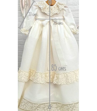 Conjunto 2 pzs de batón y gorro modelo Siracusa