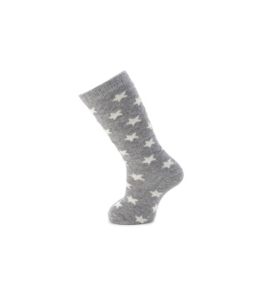 Calcetín Estrellas gris