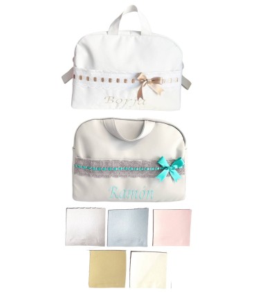 Bolso maternal personalizado Menta