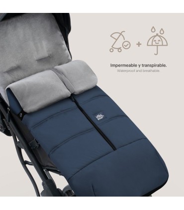 Saco polar universal para silla azul marino
