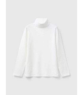 Camiseta cuello vuelto blanco