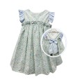 Vestido infantil Malta celeste