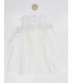 Vestido infantil Skye volante beig