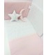 Edredón para cuna 4 piezas modelo Levante rosa