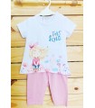 Conjunto de malla this style blanco rosa