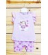 Conjunto de malla malva