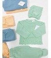 Conjunto hilo Tulipán verde