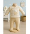 Conjunto bolsillo camel