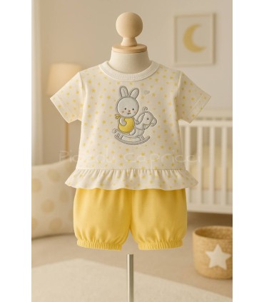 Conjunto Conejito amarillo
