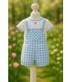 Conjunto de ranita con camisa cuba azul