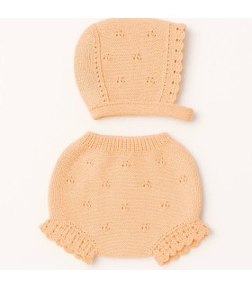 Pack braguita y capota volante melocotón