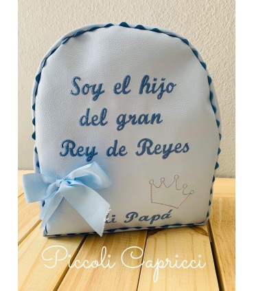 Mochila polipiel  "FRASE"