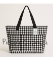 Bolso grande vichi negro con bolsillos