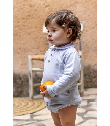 Conjunto pololo Lechebe celeste