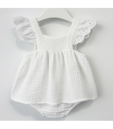 Jesusin muselina Mallorca blanco