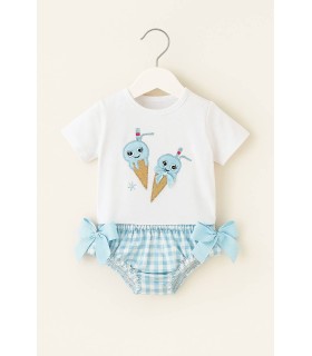 Conjunto baño niña Helados