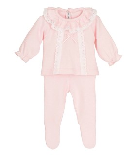 Conjunto polaina de algodón Gregal Rosa