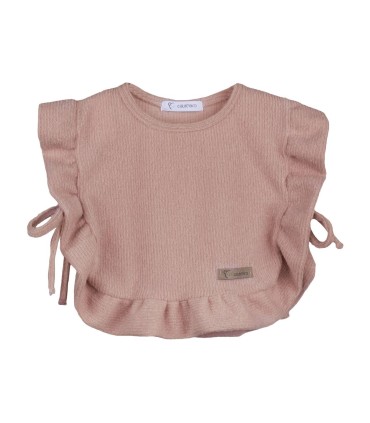 Chaleco ter rosa nude