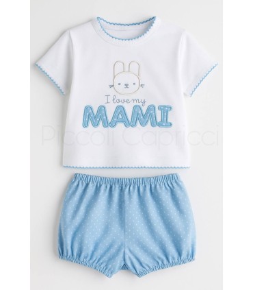 Mudita algodón MAMI azul