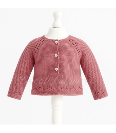 Rebeca larga lana piedra del sol