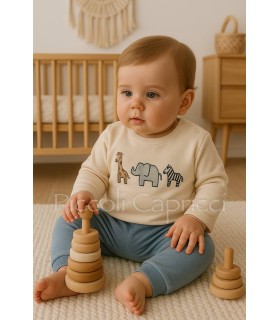 Conjunto sport zoo blue bell