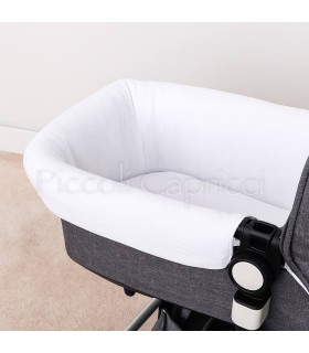 Forro interior de capazo semi acolchada muselina