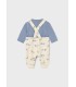 Peto bebe safari con camiseta blue bell