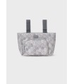 Bolso talega polipiel estampada espigas gris