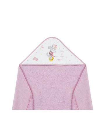 Capa de baño 1 x 1 m Minnie rosa