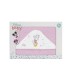 Capa de baño 1 x 1 m Minnie rosa