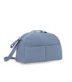 Bolso maternal muselina azul