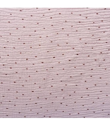 Bolso maternal muselina rosa