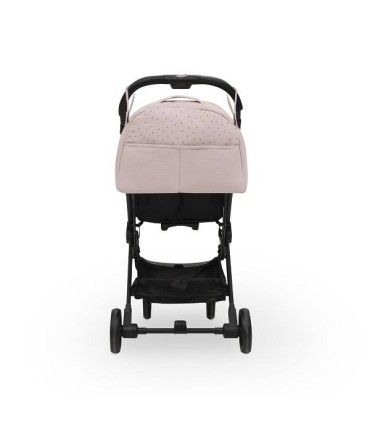 Bolso maternal muselina rosa