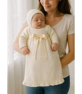 Batón de bebé dulce maria marfil