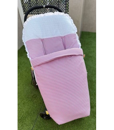 Saco de silla Vichy plumeti maquillaje