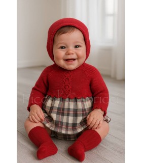 Conjunto jesusito, braga y capota brindis