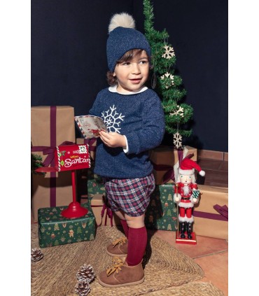 Conjunto pololo niño con blusa Monzón