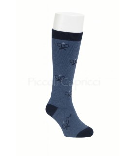 Calcetín estampado raquetas azafata