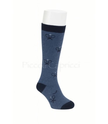 Calcetín estampado raquetas azafata