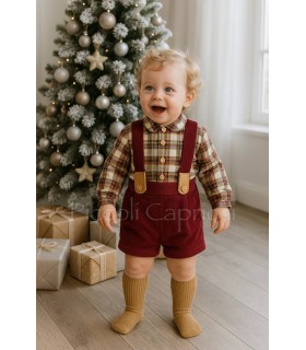 Conjunto camisa, tirantes y pantalón Boreas