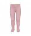 Leotardo bebé liso de licra rosa palo