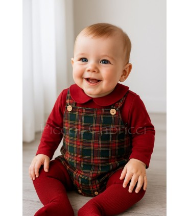 Bodi Lugo redondo granate manga larga