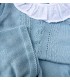 Conjunto hilo cuello camisero azulón