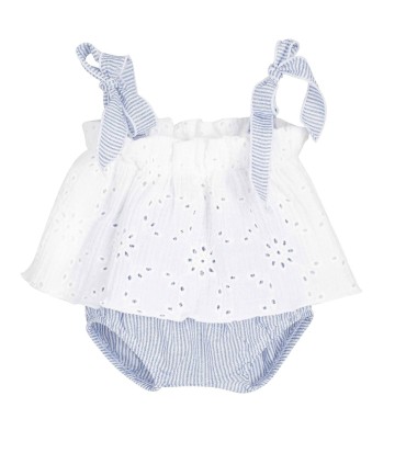 Conjunto Jesusito con Pololo KERALA celeste