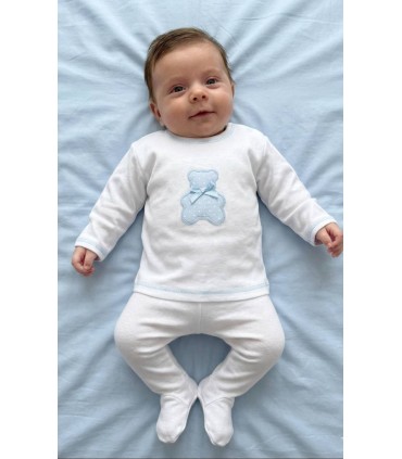 Mudita algodón Osito celeste