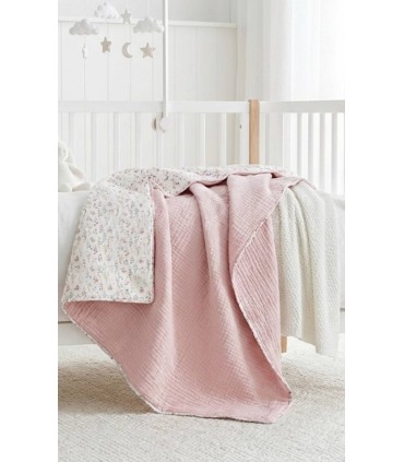 Colcha mini cuna reversible